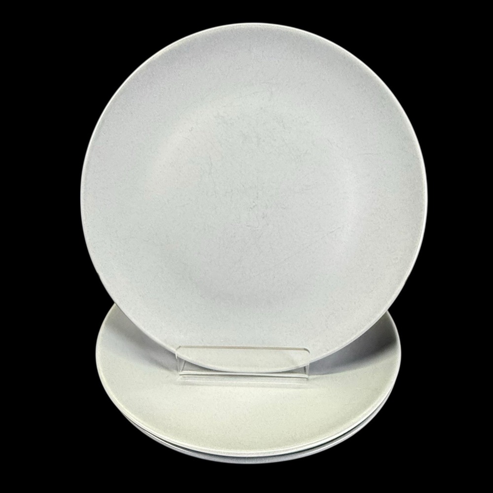 IKEA Salad Plates Blue Gray Matte # 12011 Set Of 3‎